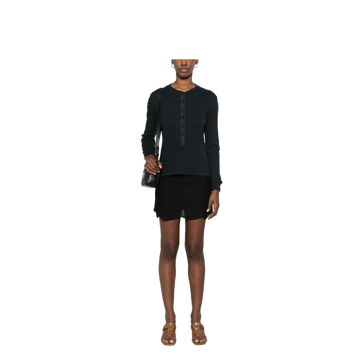 Silk and Cotton Mini Skirt