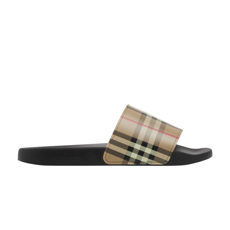Burberry Furley Check Slide Archive Beige