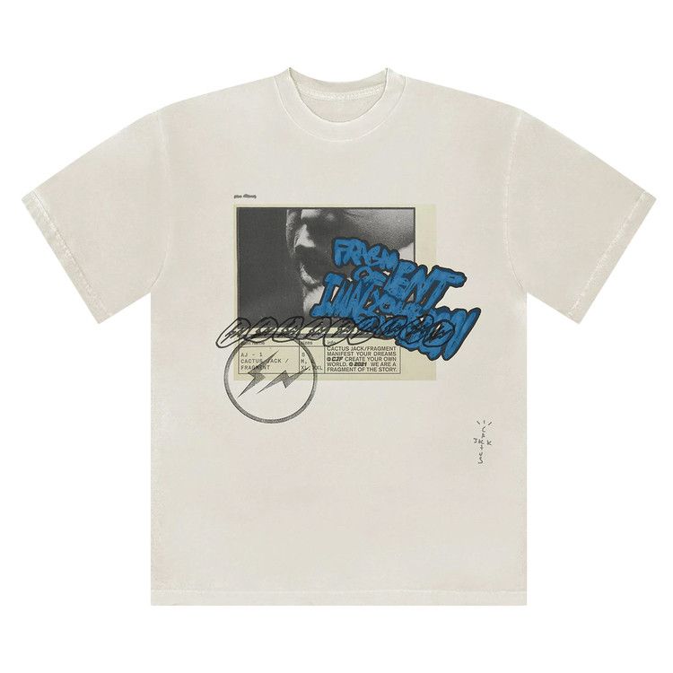 Cactus Jack by Travis Scott For Fragment Manifest T-Shirt White