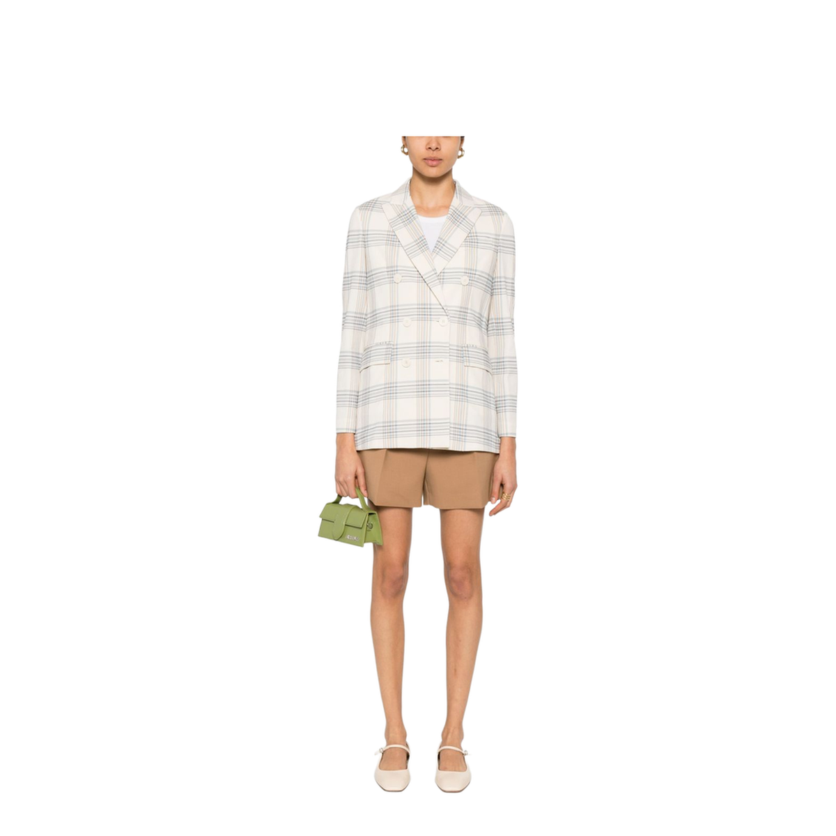 Cotton Double-Breasted Jacket