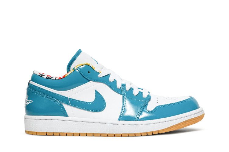 Air Jordan 1 Low Barcelona Cyber Teal