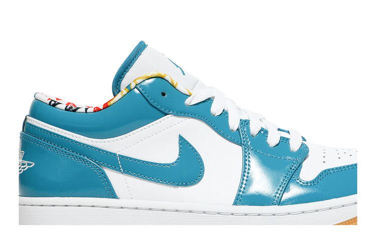 Air Jordan 1 Low Barcelona Cyber Teal