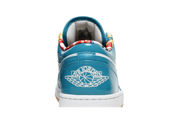 Air Jordan 1 Low Barcelona Cyber Teal