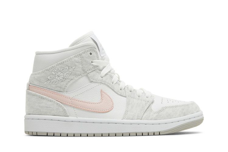 Wmns Air Jordan 1 Mid Se White Light Iron Ore