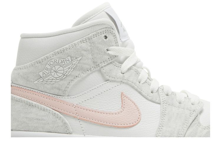 Wmns Air Jordan 1 Mid Se White Light Iron Ore