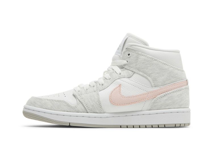 Wmns Air Jordan 1 Mid Se White Light Iron Ore