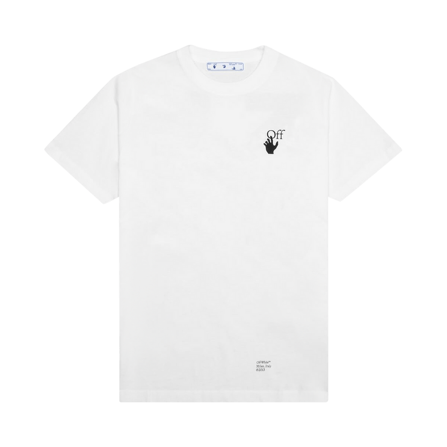 Off-White Caravaggio Arrow Slim T-Shirt White/Black