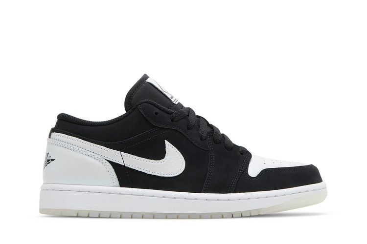 Air Jordan 1 Low SE Black And White Diamond