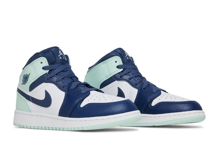 Air Jordan 1 Mid GS Blue Mint