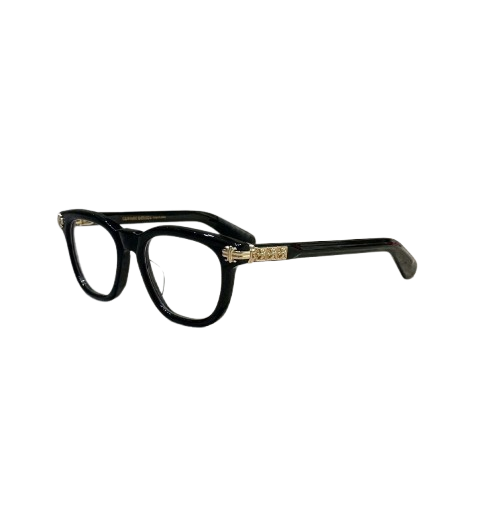 CHROME HEARTS SMOKE SHOW Black/18KGP