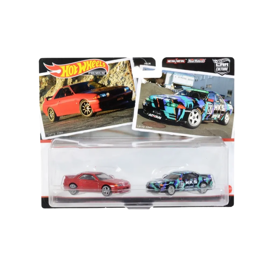 Hot Wheels Premium Car Culture Nissan Skyline GT-R (BNR32) 2-Pack