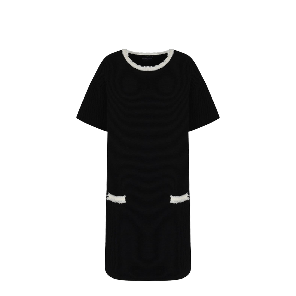 Ottoman Fabric Dress with Fringed Details