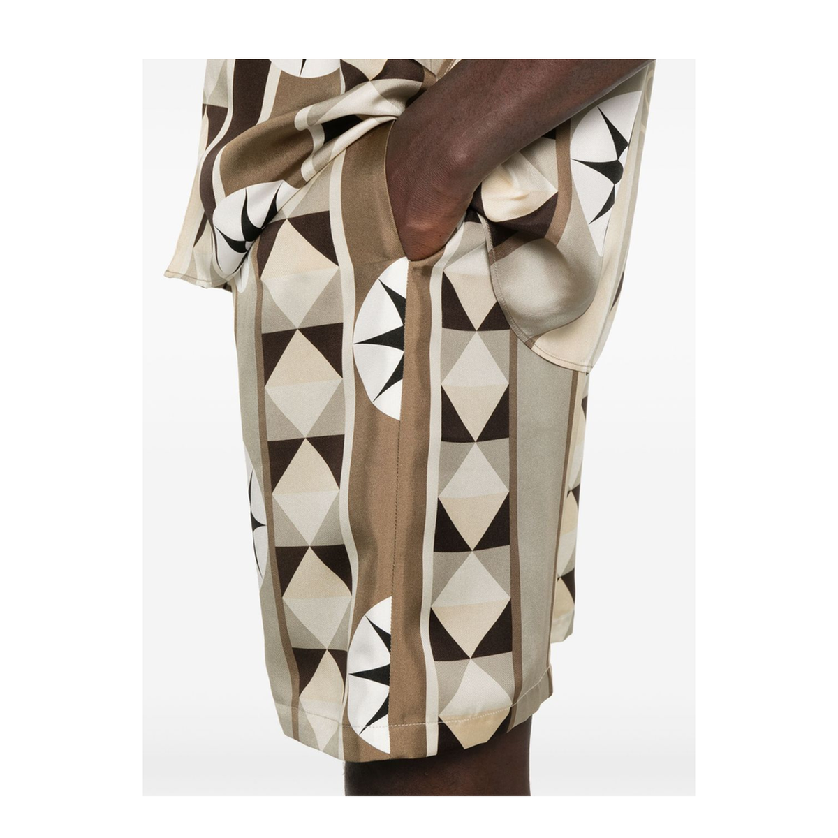 Shorts in Silk Multicolor