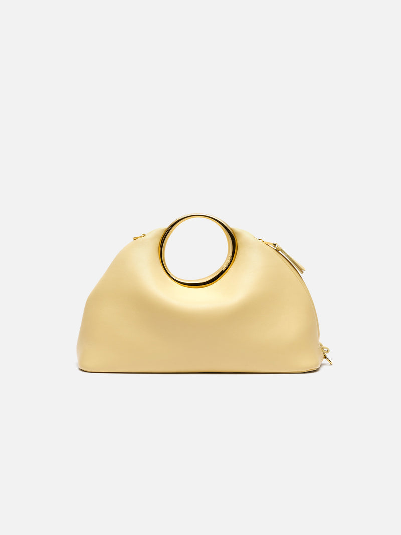 Jacquemus The Calino Nappa Leather Handbag Pale Yellow