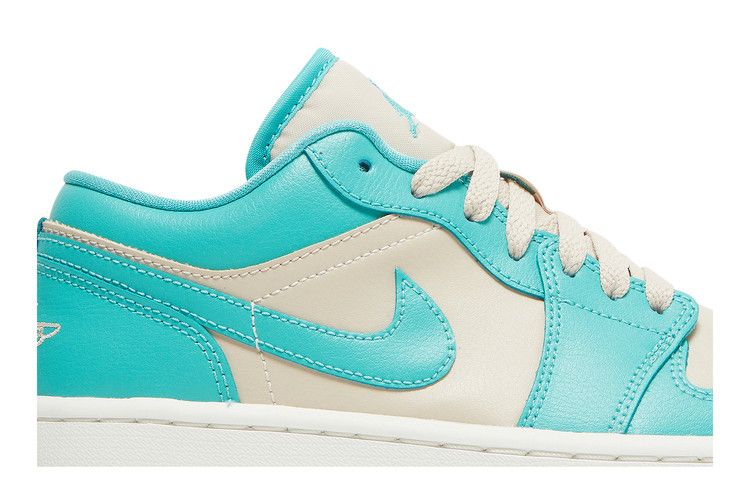 Wmns Air Jordan 1 Low Tropical Teal Sandy Beige