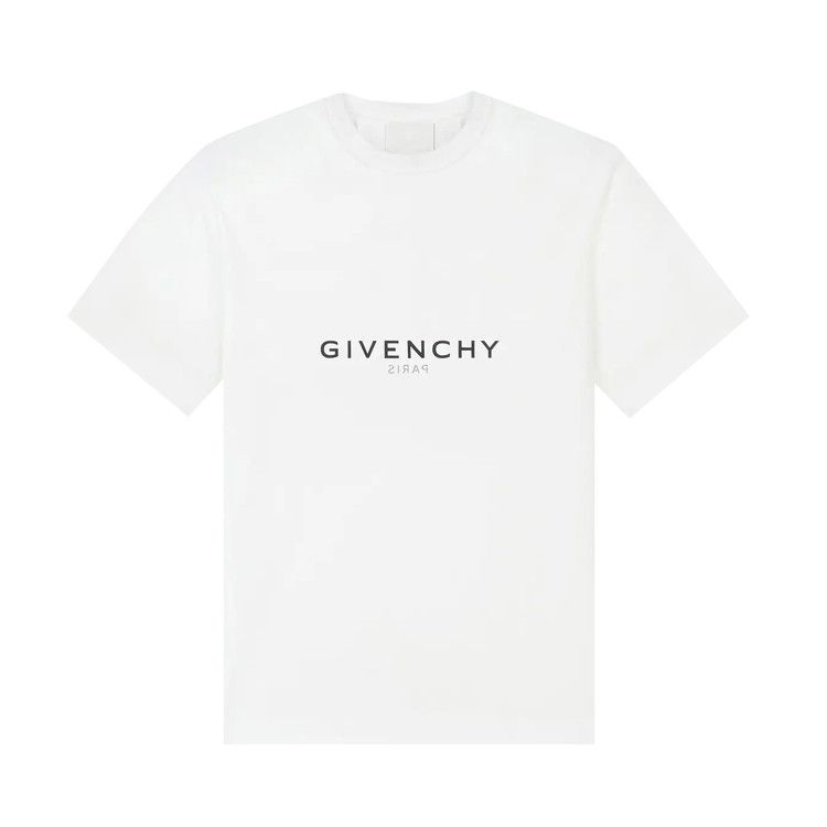 Givenchy Reverse Logo T-Shirt White/Black