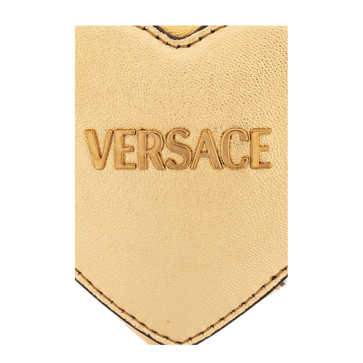 Zipped Keychain Pouch - Gold