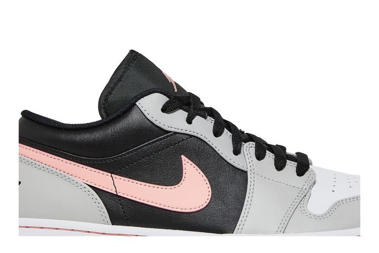 Air Jordan 1 Low Black Grey Fog Bleached Coral
