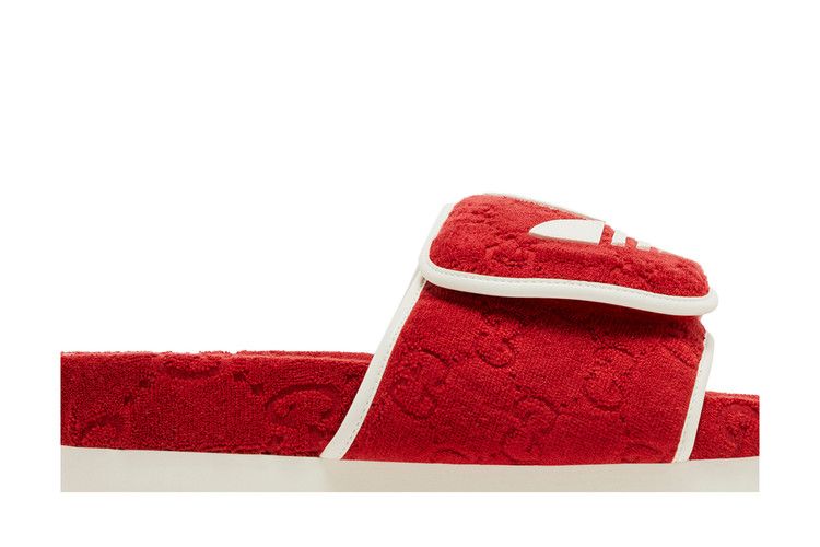 adidas x Gucci Monogram Slide Red