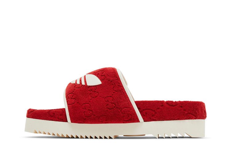adidas x Gucci Monogram Slide Red