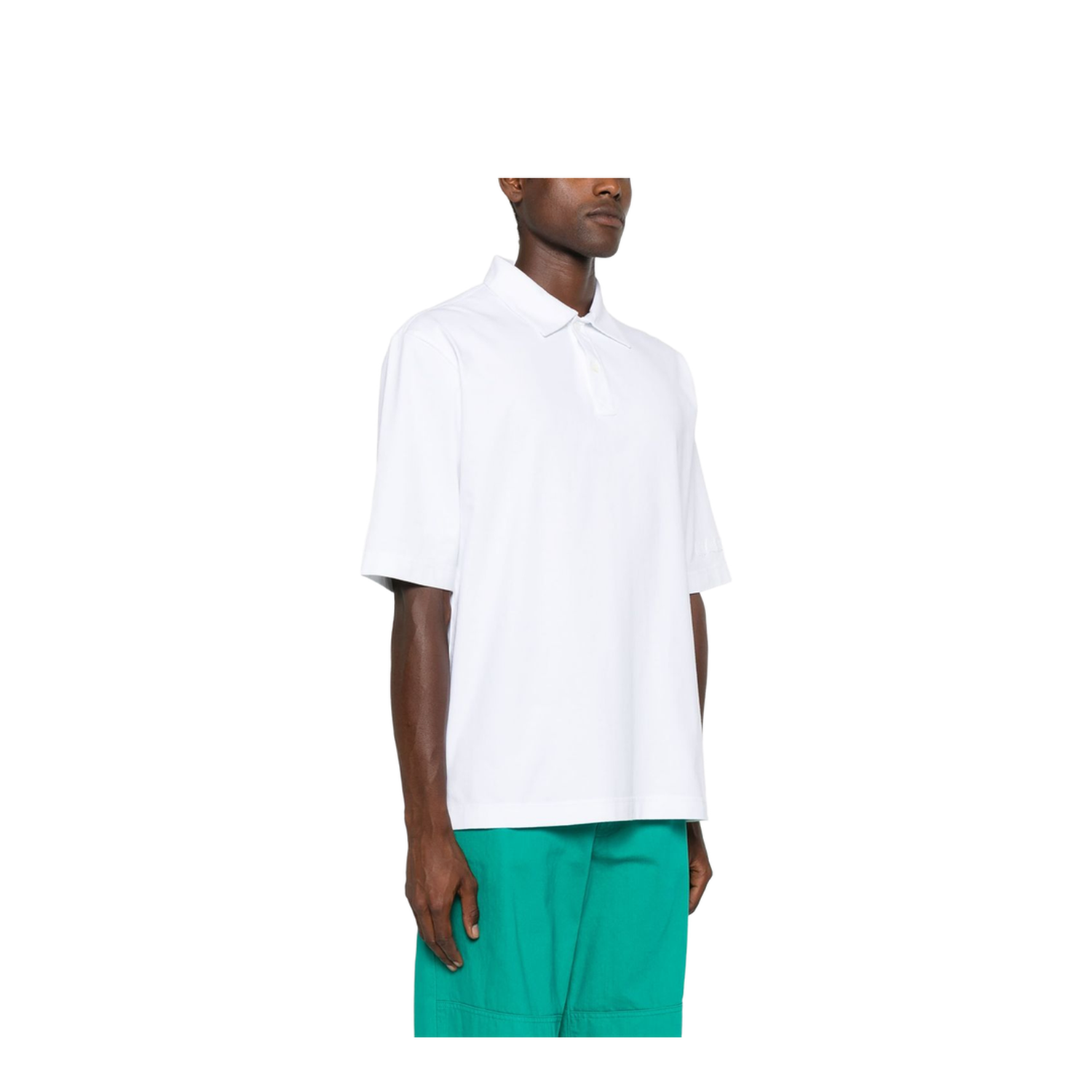 White Organic Cotton Polo
