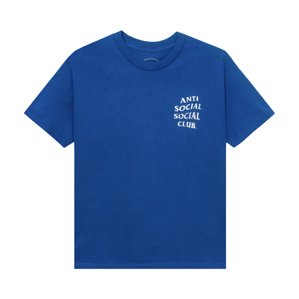 Anti Social Social Club x Case Study Flag T-Shirt Blue