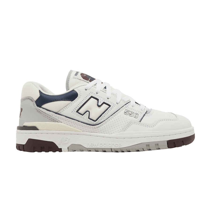 New Balance 550 White Indigo Burgundy
