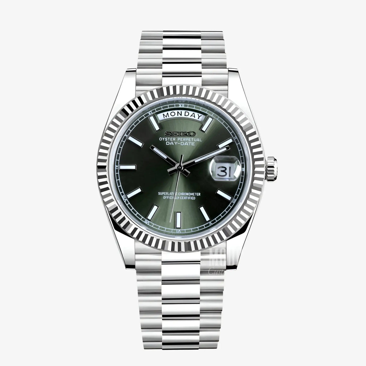 Seikojust Daydate Mint Green