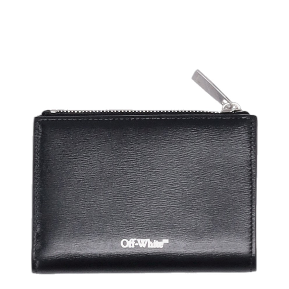 Jitney Zipped Bifold Quote Black - White