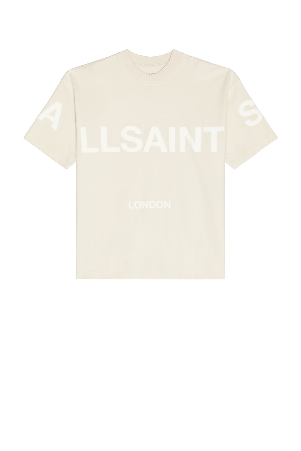 ALL SAINTS BIGGY SS CREW BAILEY TAUPE