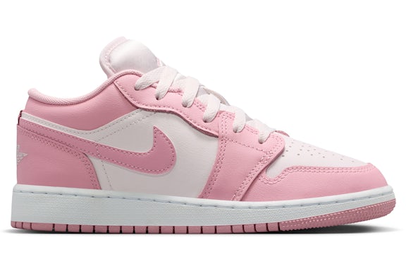 Jordan 1 Low Medium Soft Pink White (GS)