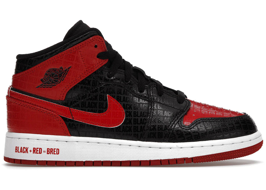 Jordan 1 Mid Bred Text GS