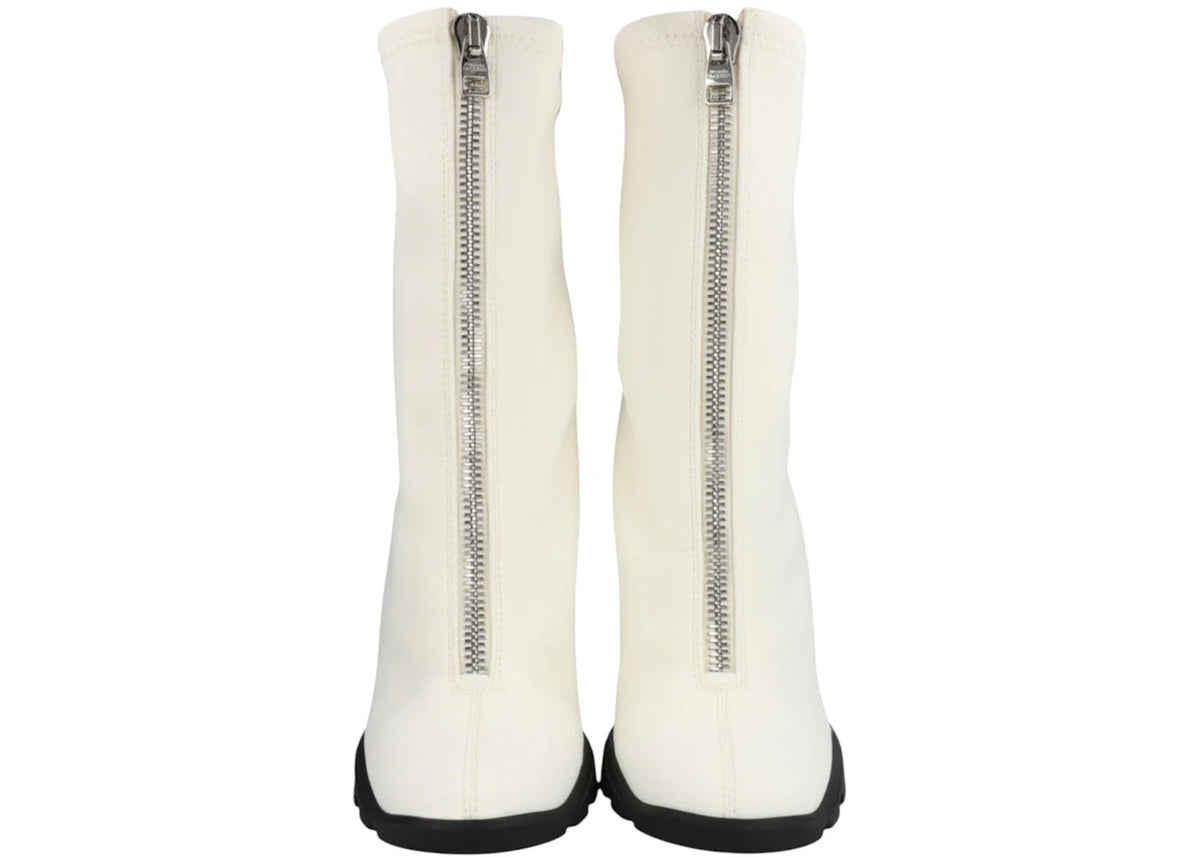 Alexander Mcqueen Slim Tread Boot White Black (Women'S)