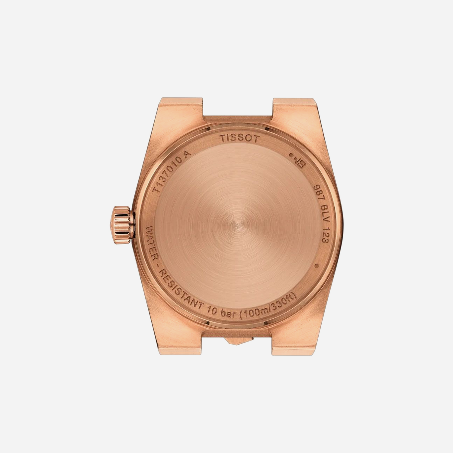 Tissot PRX 25mm Salmon Dial Rose Gold Stainless Steel Rose Gold PVD Strap Watch