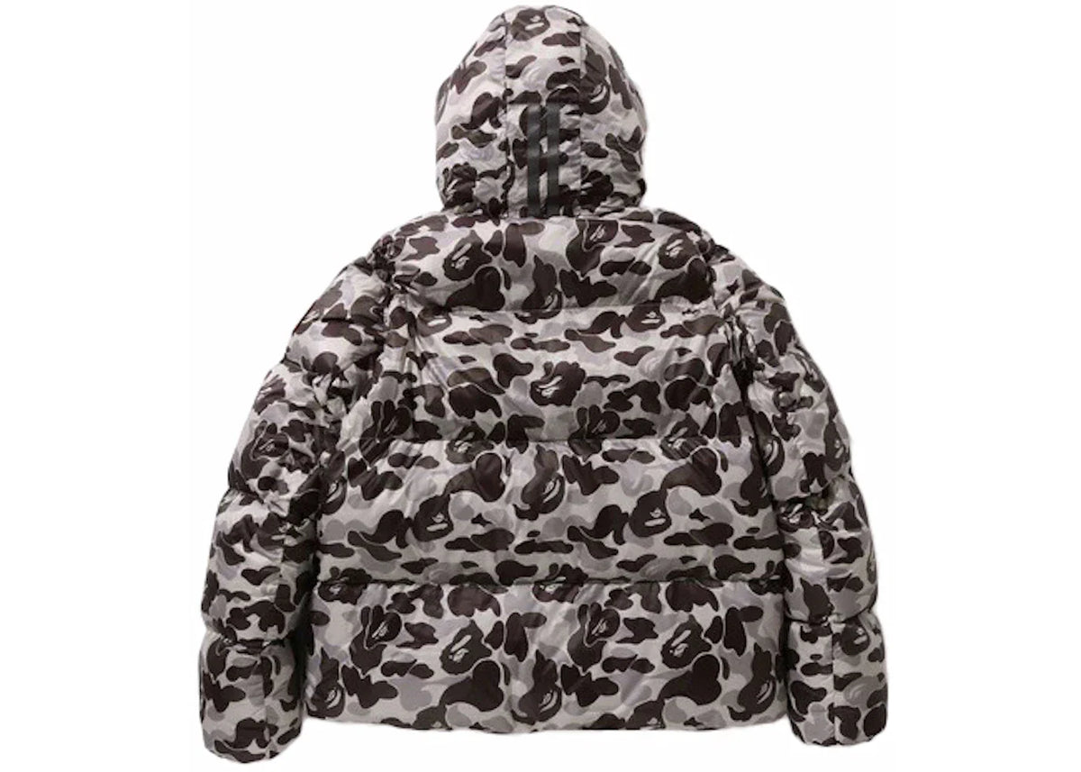 Bape x Canada Goose Crofton Puffer Jacket Grey