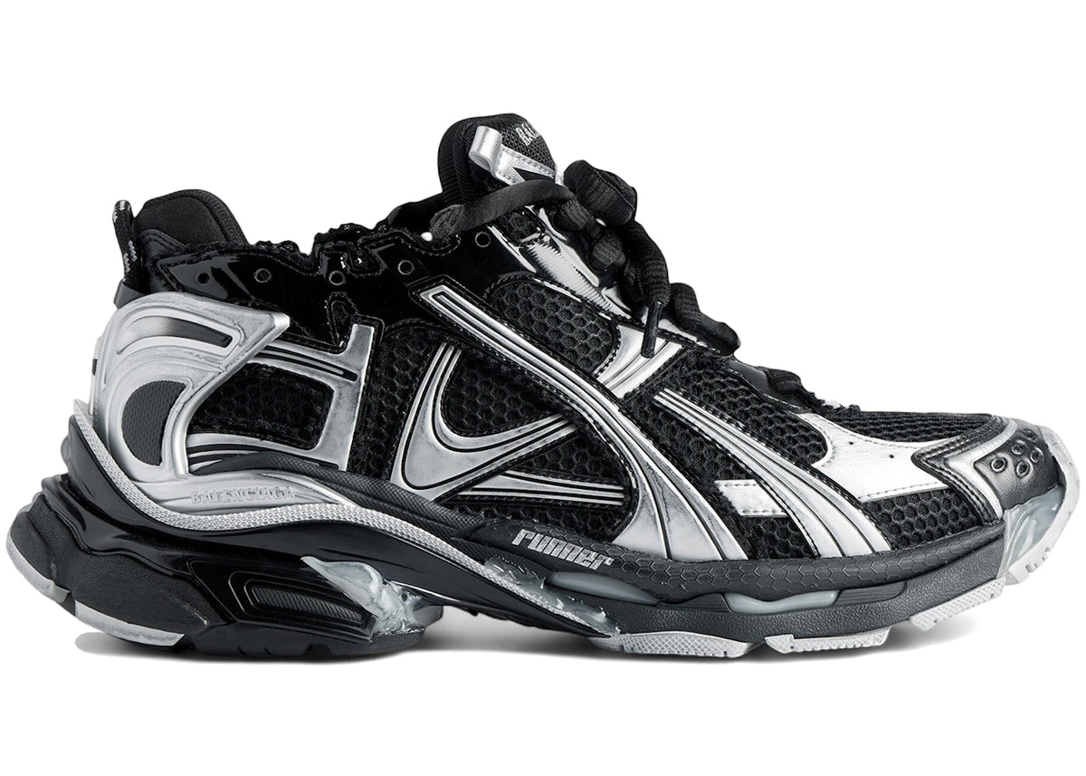 Balenciaga Runner Black Silver