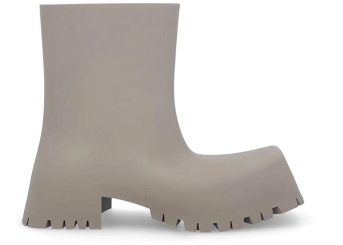 Balenciaga Trooper Rubber Boot Beige