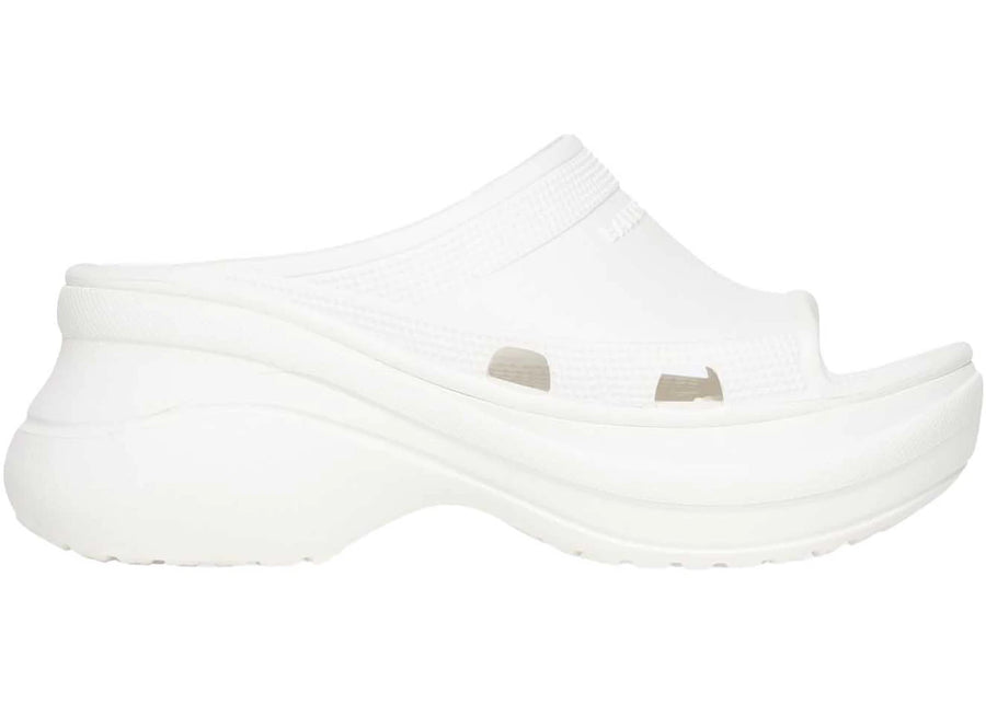 Balenciaga x Crocs Pool Slide Sandals White (Women's)
