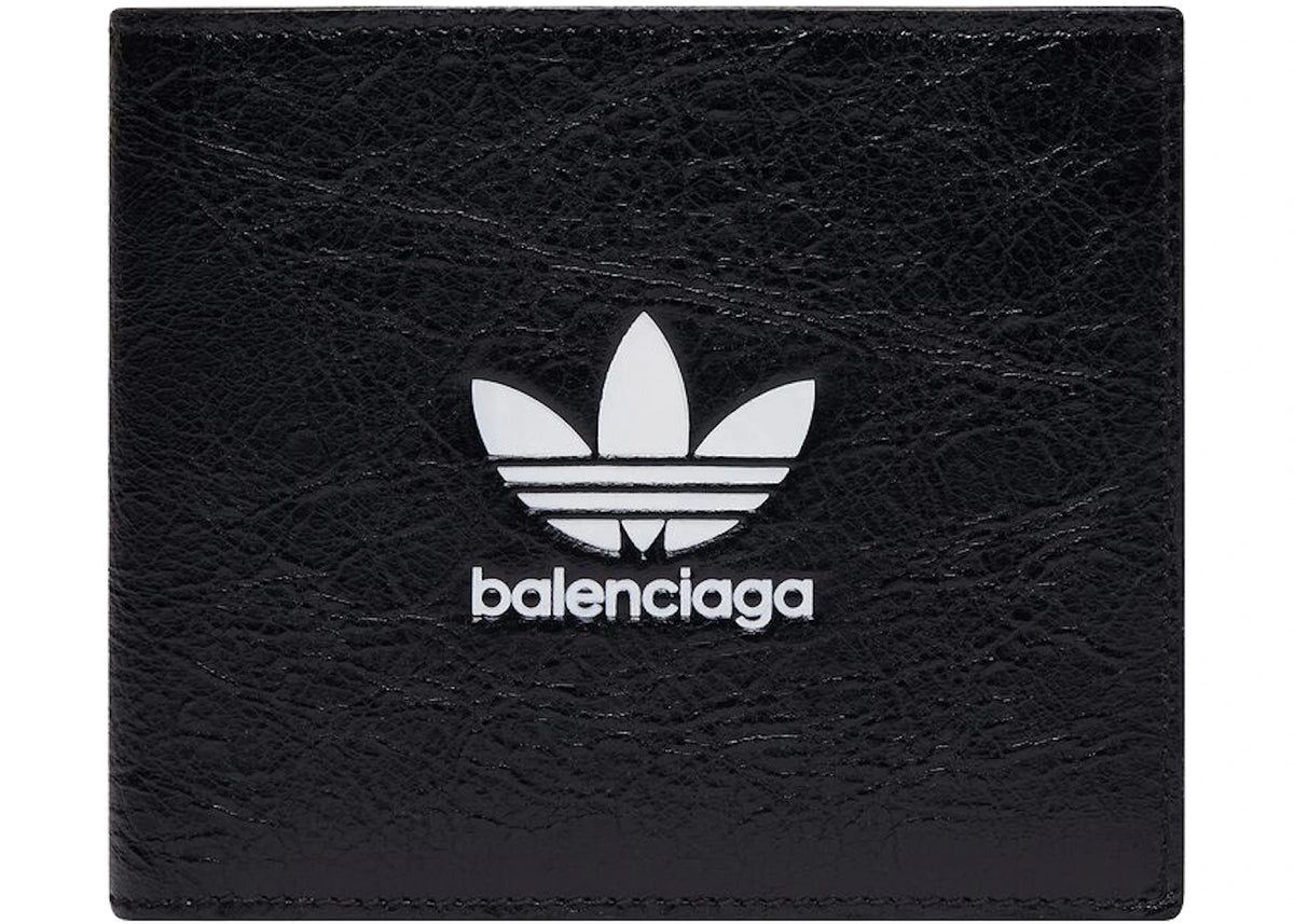 Balenciaga x adidas Square Folded Wallet Black