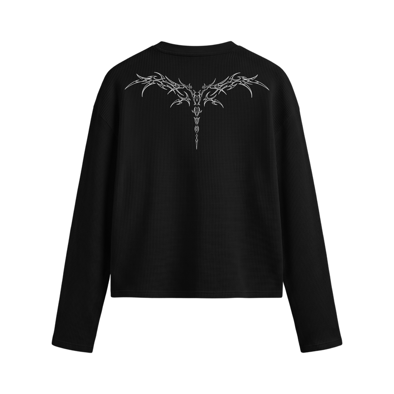 Blacklist Classic Noir Waffle T-Shirt Black