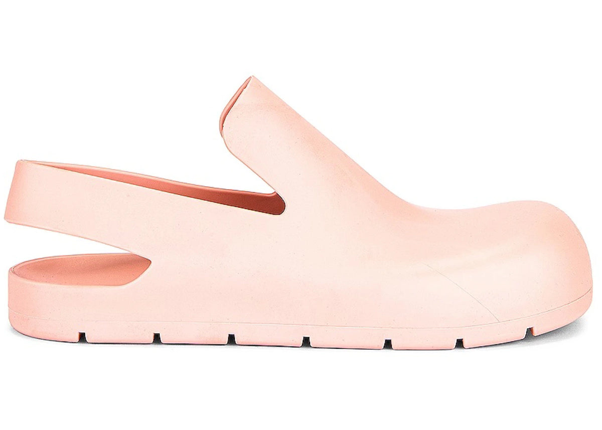 Bottega Veneta Open-Heel Puddle Sandal Peach Pink (Women's)