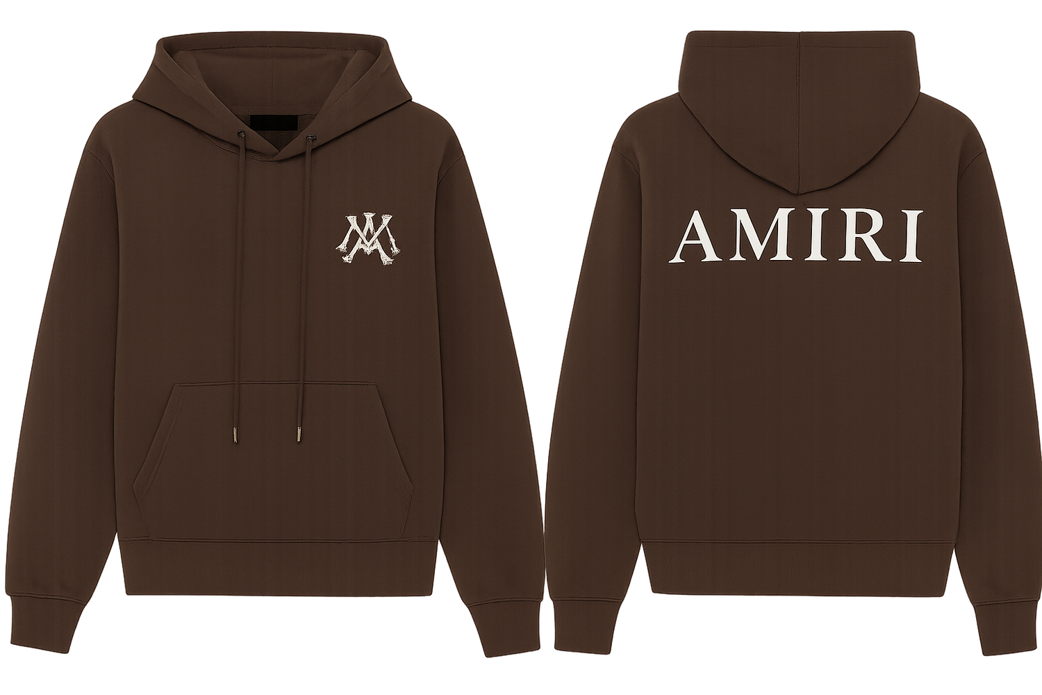 AMIRI MA Core Logo Hoodie brown