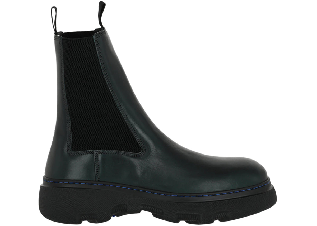 Burberry Creeper Chelsea Boots Green