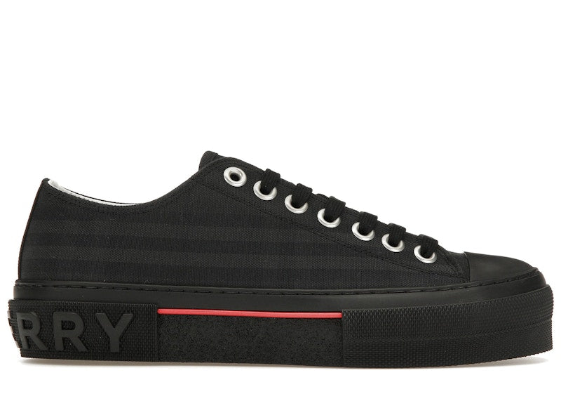 Burberry Vintage Check Canvas Low-Top Sneaker Dark Charcoal
