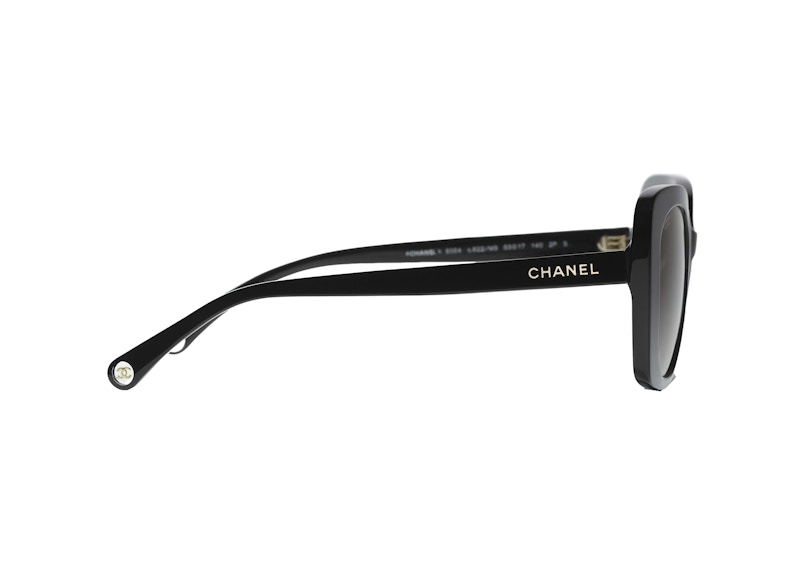 Chanel Rectangle Polarized Sunglasses Black (5504 C622/M3)