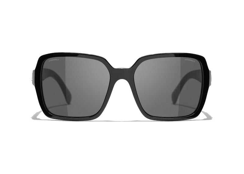 Chanel Square Sunglasses Black/Grey (5408 1026/S4)