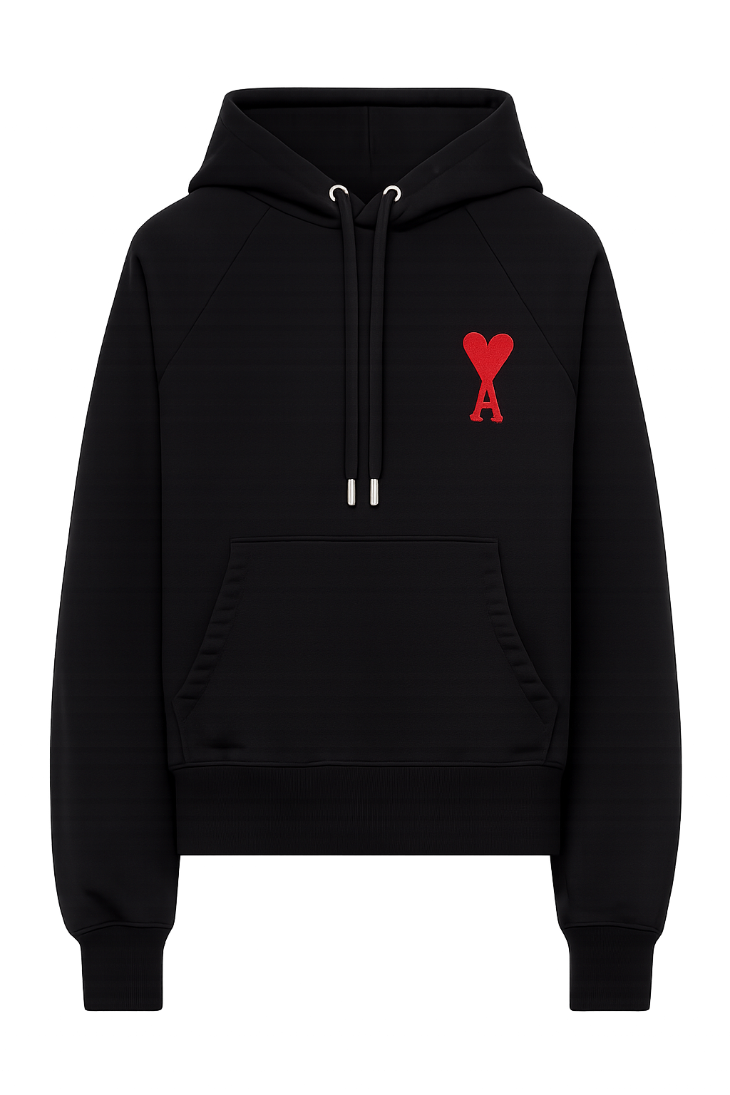 AMI Paris SSENSE Exclusive Black Ami de Cœur Hoodie