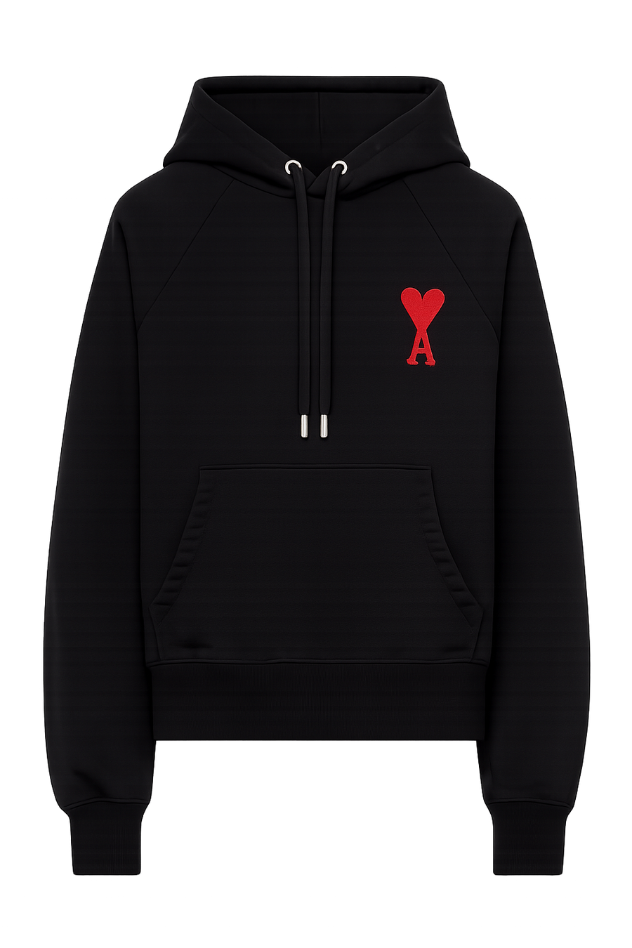AMI Paris SSENSE Exclusive Black Ami de Cœur Hoodie