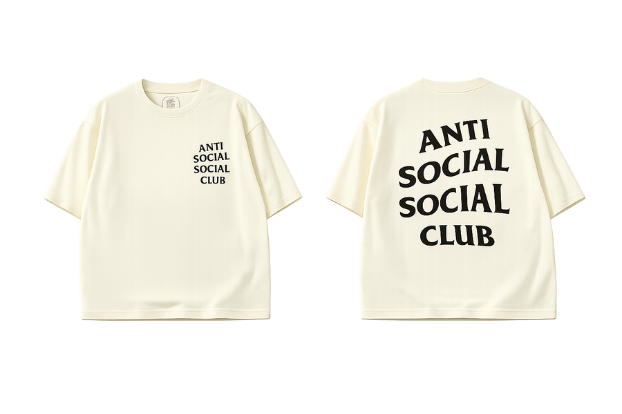 Anti Social Social Club Logo T-Shirt Off-White