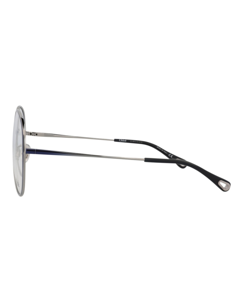 Chloe Aviator-Frame Metal Optical Frames Blue Blue Transparent (CH0019O-30009854-001)